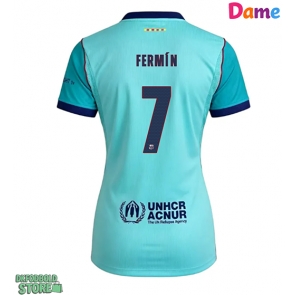 Barcelona Fermin Lopez #7 Replika Tredjetrøje Dame 2026-27 Kortærmet